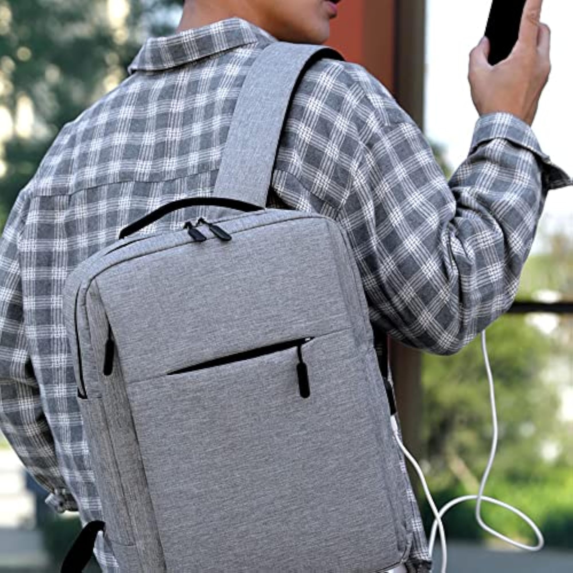 Lightweight Travel Laptop Bag with USB Port