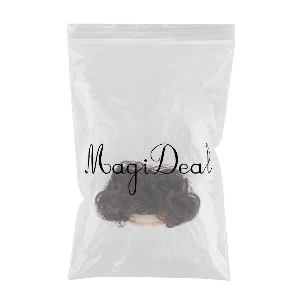 Dolls Wig Big Hair with Scalp Cap for Mini Blythe Doll DIY Making Black| By Brand Company Character |Dolls & Bears-image-40