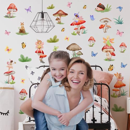 Adesivi da Parete Bambini Fluorescenti Fate