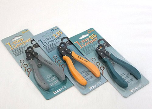 3 Pack 1 Step Eye Pin Looper Pliers Make Eye Pins in 1.5, 2.5 & 3 mm Size