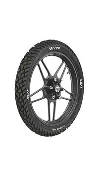 Ceat Gripp P100/90-18 Tube-Type Bike Tyre, Rear