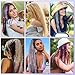 Hair Tinsel 12 Pcs Clip in Hair Tinsel Kit for Girls 20.5 Inch Glitter Shiny Sparkly Fairy Tinsel Hair Extensions Heat Resistant Party Festival Accessories for Women Kids (3 Colorful)