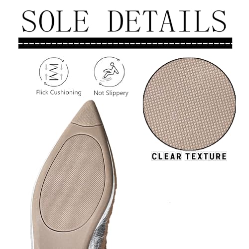 Women's Cutout T Strap Soft Leather Flat Mary Janes Fashion Retro Closed Pointed Toe Comfortable Casual Slip On Ballet Flats with Adjustable Buckle for Office Work Daily Dressy Shoes4