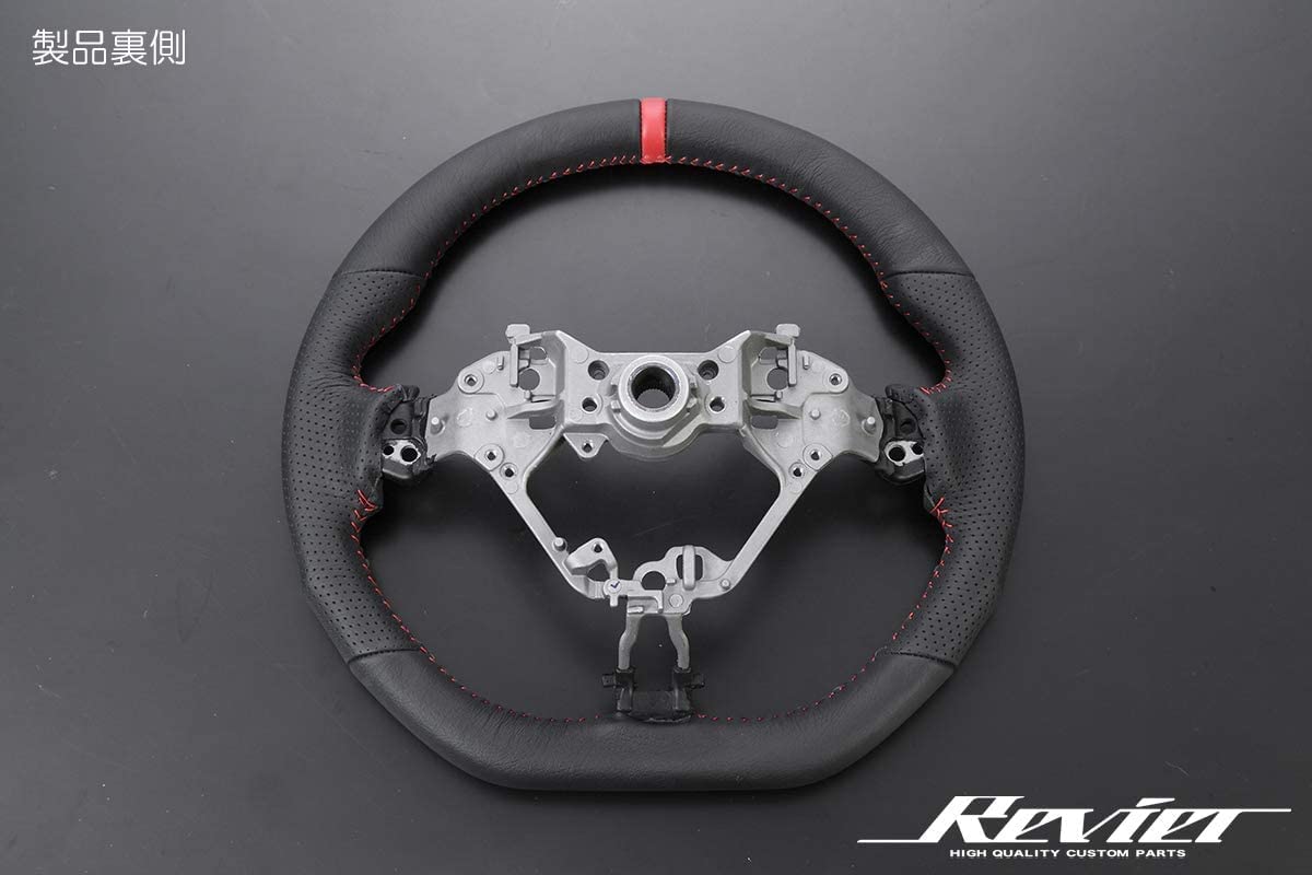 86 ZN6 前期 レヴィーア D型 ガングリップ ステアリング ホイール 本革