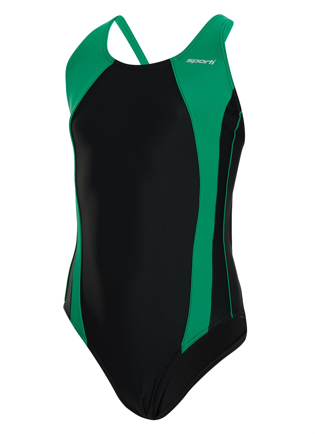 Sporti Girls' &amp; Women's Athletic Wide Strap Abstract Print One-Piece Suit