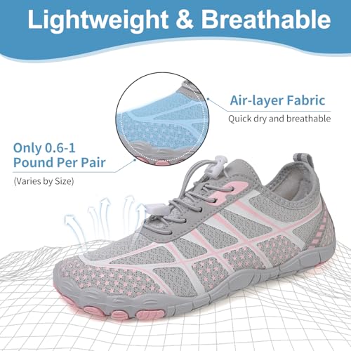 Barefoot Shoes Womens Mens Minimalist Breathable Non-Slip Wide Toe Quick Dry Water Hiking Walking Shoes Athletic Footwear2
