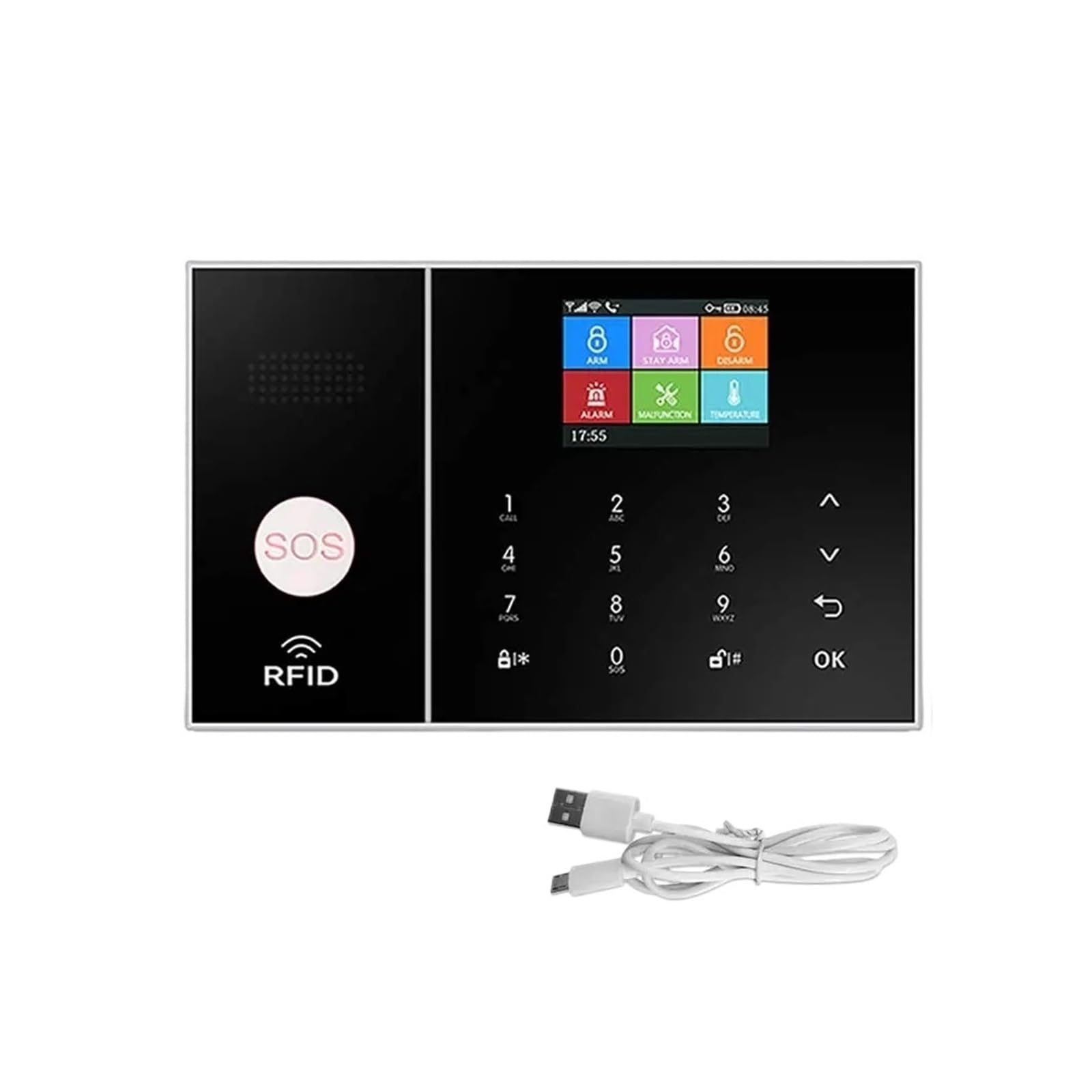 Bezprzewodowy System Alarmowy WIFI GSM/2G Z Czujnikiem Ruchu Aplikacja TUYA Smart Life(PG108-2G)