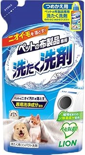 ペットの布製品専用 洗たく洗剤 つめかえ用 320g×2コ