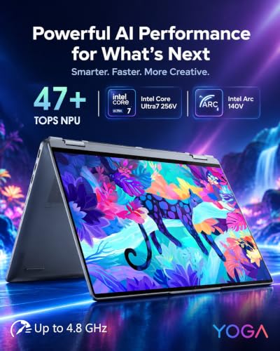 Lenovo Yoga 7i 2-in-1 Laptop Intel Ultra 7 16GB LPDDR5 1TB SSD, 47+Tops NPU - image 3