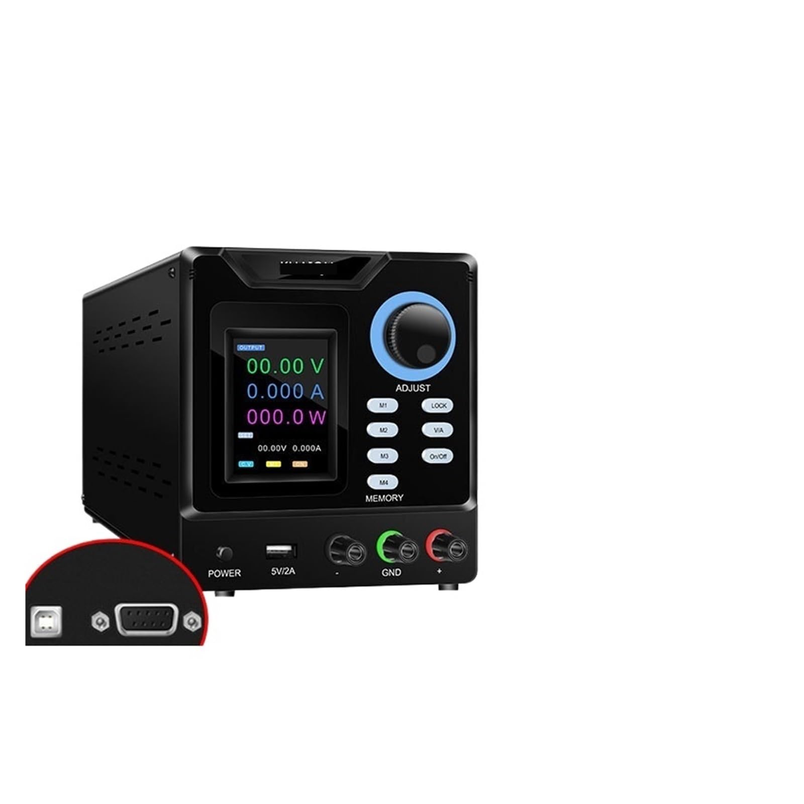 DOMOJT SPPS-D4001-232 Programmable DC Regulated Power Supply USB/RS232 Communication Port Photovoltaic Test Aging