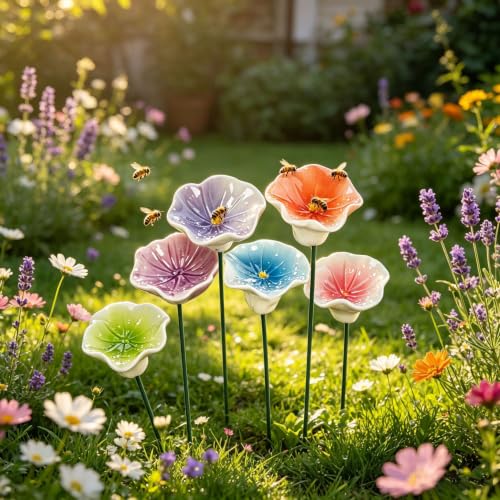 8 pcs Ceramic bee Watering Station  - image 4