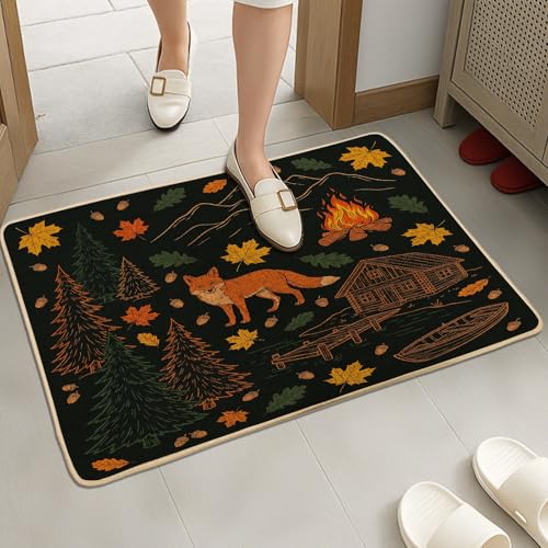 Tapete para puerta exterior de 29 x 17 pulgadas pequeño para campamento y exteriores 6