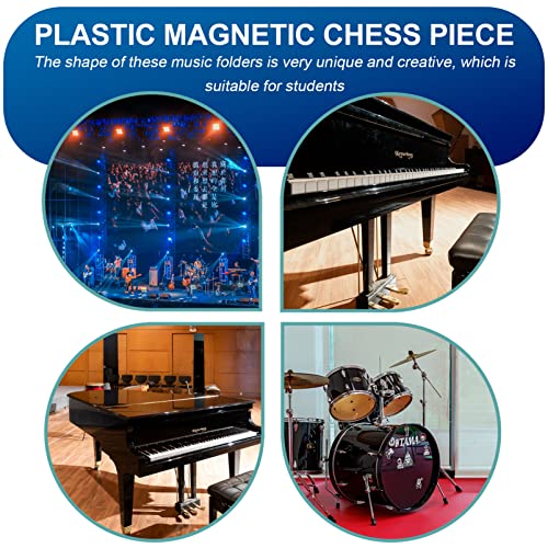 Holibanna 2 stks Muziek Clips Muziek Pagina Houder Clips Clear Acryl Lezen Muziek Pagina Wind Clips voor Muziek - Image 5