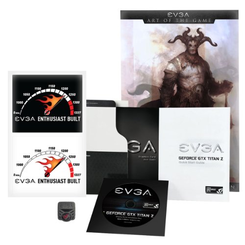 Image of EVGA GeForce GTX TITAN Z 12GB GAMING, Fastest NVIDIA GPU Graphics Card 12G-P4-3990-KR