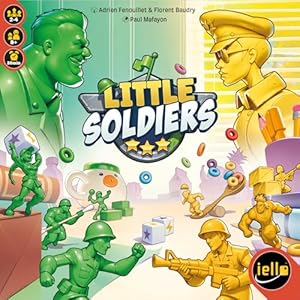 IELLO: Little Soldiers, Strategy Board Game, Take Control of The Playroom, 30 Minute Play Time, 2 to 4 Players, for Ages 8+