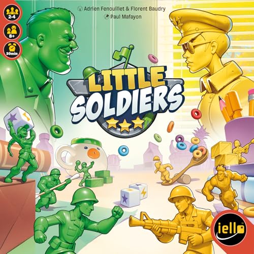 IELLO: Little Soldiers juego de mesa estratégico miniatura 1
