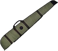 Vista 1 de WAYNE'S DOG Bolsa de transporte de escopetas acolchada de 52 pulgadas, funda de cuero y lona de algodón con escopeta ajustable