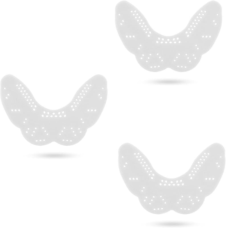 3PCS Sports Mouth Guard, EVA Boxing Athletic Shock Mouthguards Mouth Protector Tool for Boxing, Basketball, Soccer, Hockey, Lacrosse, Taekwondo, Football (White, 3PCS)