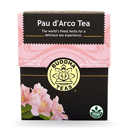 Buddha Teas Pau D'arco Tea, 18 Count (Pack of 6)