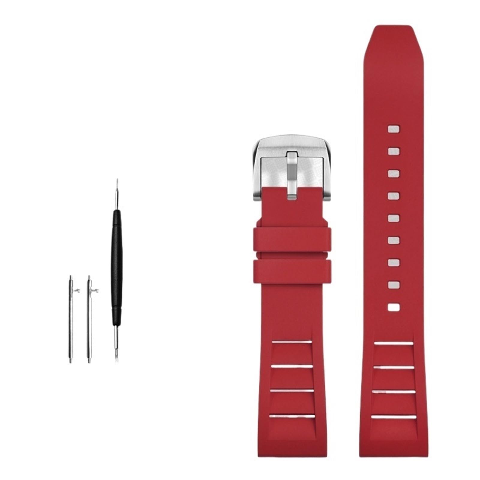 SAAWEE Cinturino in caucciù al fluoro FKM 20mm 21mm 22mm 24mm cinturino per orologio sportivo
