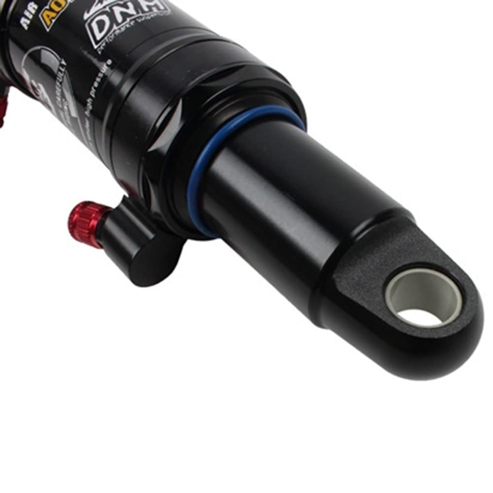 Amortiguador Trasero de Bicicleta, 165×35mm Amortiguador Trasero de Aire de Bicicleta, Amortiguador de Choque de Suspensión Trasera Potente con Rebote y Amortiguación de la Presión de Aire