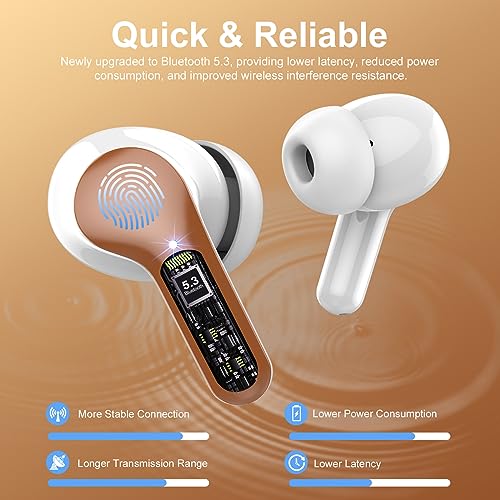 Auriculares-Inalambricos-Bluetooth-Auriculares-Bluetooth-53-con-Sonido-Envolvente-Controlador-de-142-mm-40-Horas-Cascos-Inalambricos-con-Reduccion-de-Ruido-Pantalla-LED-IP7-Impermeable-Marron