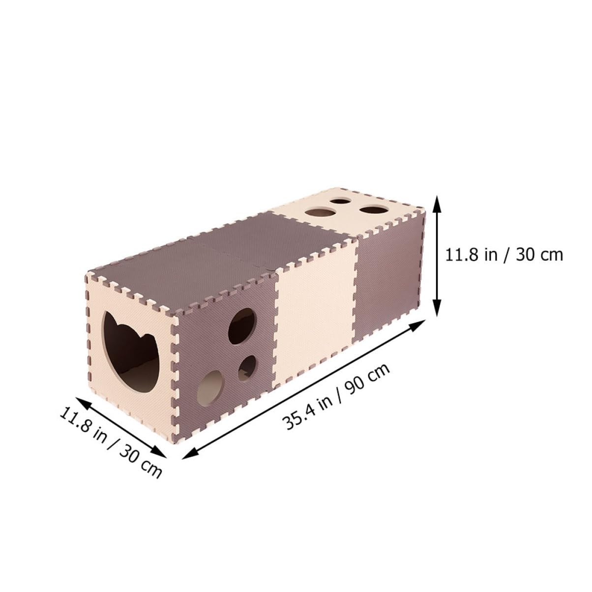 Happyyami 1ensemble Tunnel De Jeu pour Chat Et Résistant à Usure Accessoire Amusant pour Activité De Votre Félin