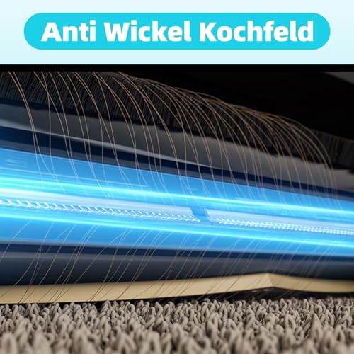 1 Stück TriCut Bürste für Dreame X40 Ultra Complete / L40 Ultra / L10s Pro Ultra / L10 Ultra / L20 Ultra / X30 Ultra / X40 Master Staubsauger Roboter, Hauptbürste Reinigung Haarverfilzungen
