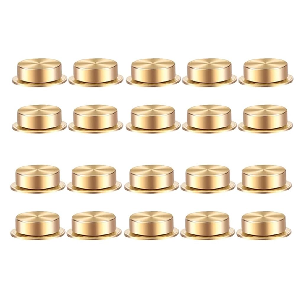 Aundhegrtt Gold 20Pcs Mini Metal Rotating Bearings Diy Handmade Crafts Spinner For Jewelry Making Nail Decoration