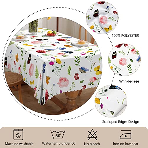 iEvery Floral Tablecloth Wipe Clean Rectangular - Image 4