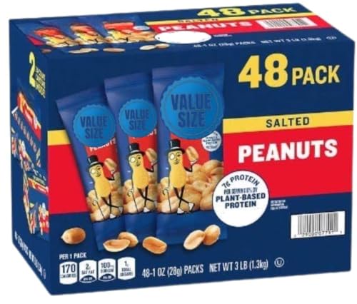 Salted Peanuts (48 1-ounce pakcs)+SHIPPING IN BOX