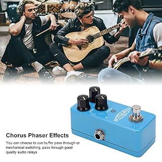 BOLORAMO Chorus Phaser Pedal, Chorus Pedal Circuit, pédale d’effet de Guitare carrée, Effet gyroscopique avec Fermeture… - Les Beatles, Paul McCartney, John Lennon, RIngo Starr, George Harrison BOLORAMO Chorus Phaser Pedal, Chorus Pedal Circuit, pédale d'effet de Guitare carrée, Effet gyroscopique avec Fermeture… – Image 5