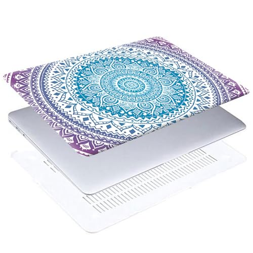Carcasa rígida MacBook Pro 16 con protector teclado y diseño Paisley JZ A2485 A2780 A2991 4