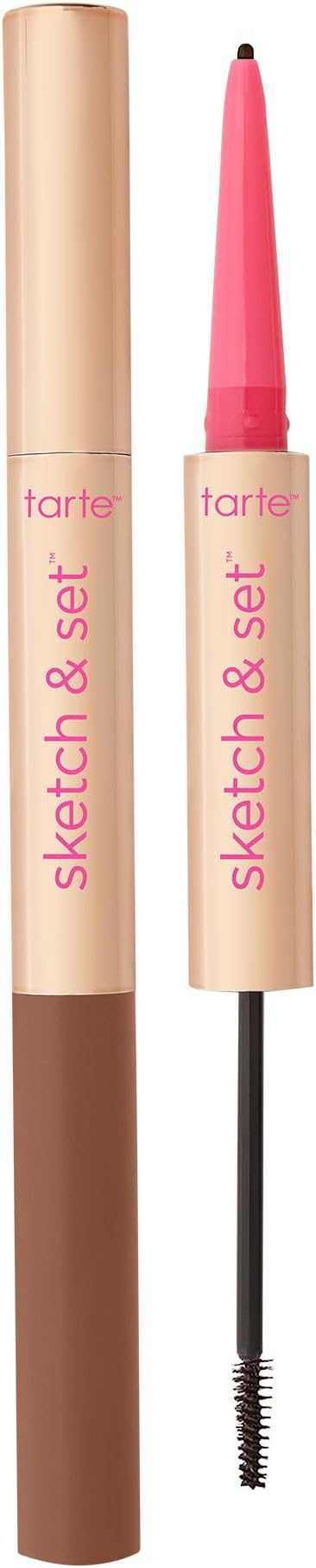 big ego sketch & set brow pencil & tinted gel – 2-in-1 Precision Waterproof Eyebrow Pencil & Gel to Shape, Tint & Set for Longwear Fuller-, Thicker-looking Brows, Vegan & Cruelty Free