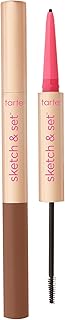 tarte big ego sketch & set brow pencil & tinted gel – 2-in-1 Precision Waterproof Eyebrow Pencil & Gel to Shape, Tint & Set for Longwear Fuller-, Thicker-looking Brows, Vegan & Cruelty Free
