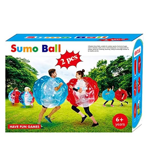 Sumo balls for Kids,kids body balls, bounce ball Game,Giant Human Hamster Knocker Ball Body Zorb Ball for Child Outdoor Team Gaming Play for 6 ages+ (2 pcs 36 inch)