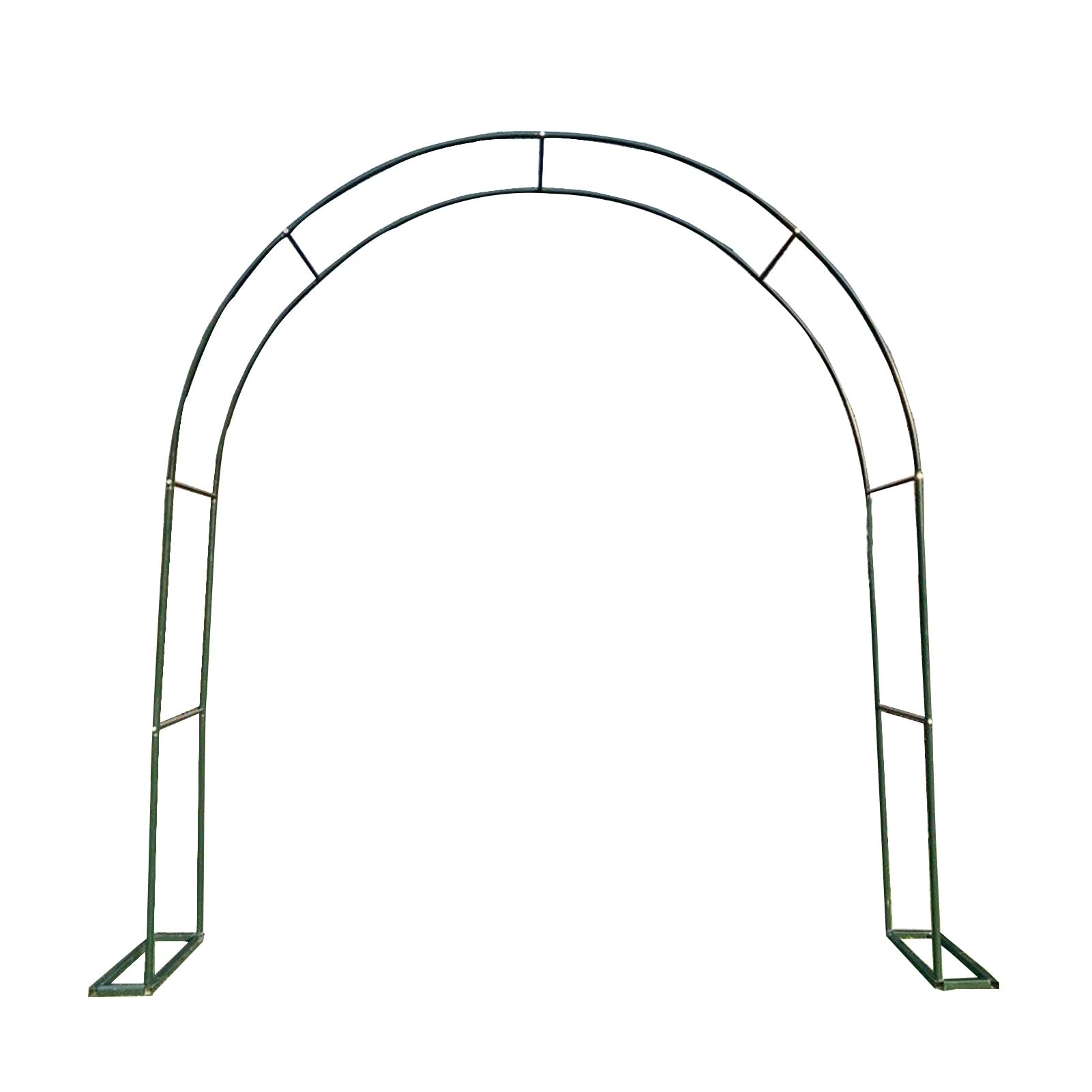 Zielona metalowa kratka ogrodowa, żelazna podpórka dla roślin na wesela, podwórko i wspinaczkę winorośli, szer. 180 x wys. 220 x 25 cm, dekoracja zewnętrzna, idealna dla ogrodników