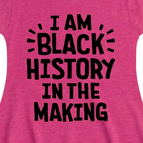 Instant Message - Black History in The Making - Toddler & Youth Girls Fit & Flare Dress2
