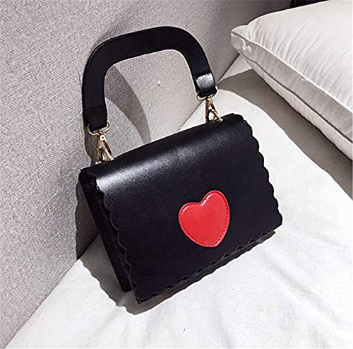 Sac carré de couleur contrastée aux finitions soignées en similicuir