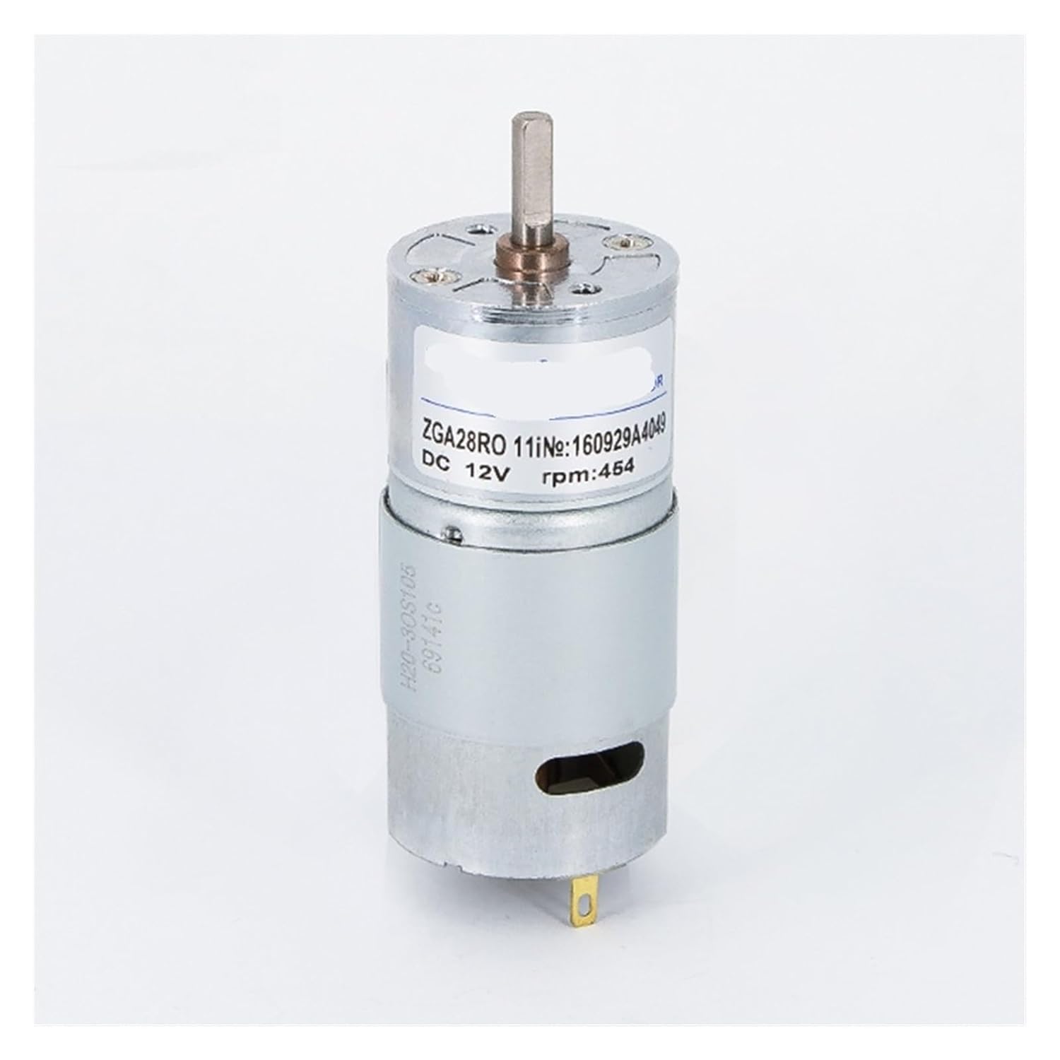ZGA28RO DC12V 24V 4/5/10/20/30/40/50/60/80/100/120/150/160/200/300/400/454/1600 RPM Gear Motor 28mm high Torque(12v 5rpm)