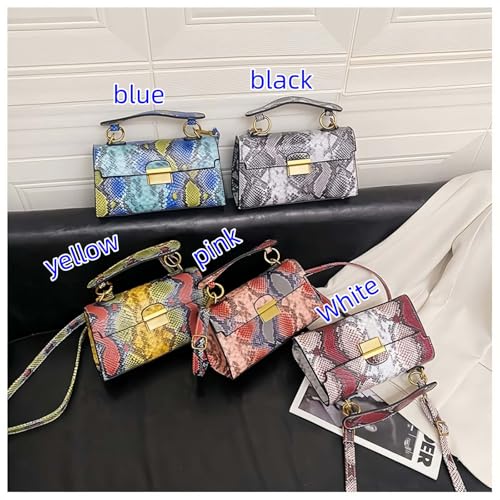 Crossbody Bags for Women Trendy Snakeskin Print Fashion Versatile Y2K Purse for Ladies Shoulder Handbags Satchel Sling4
