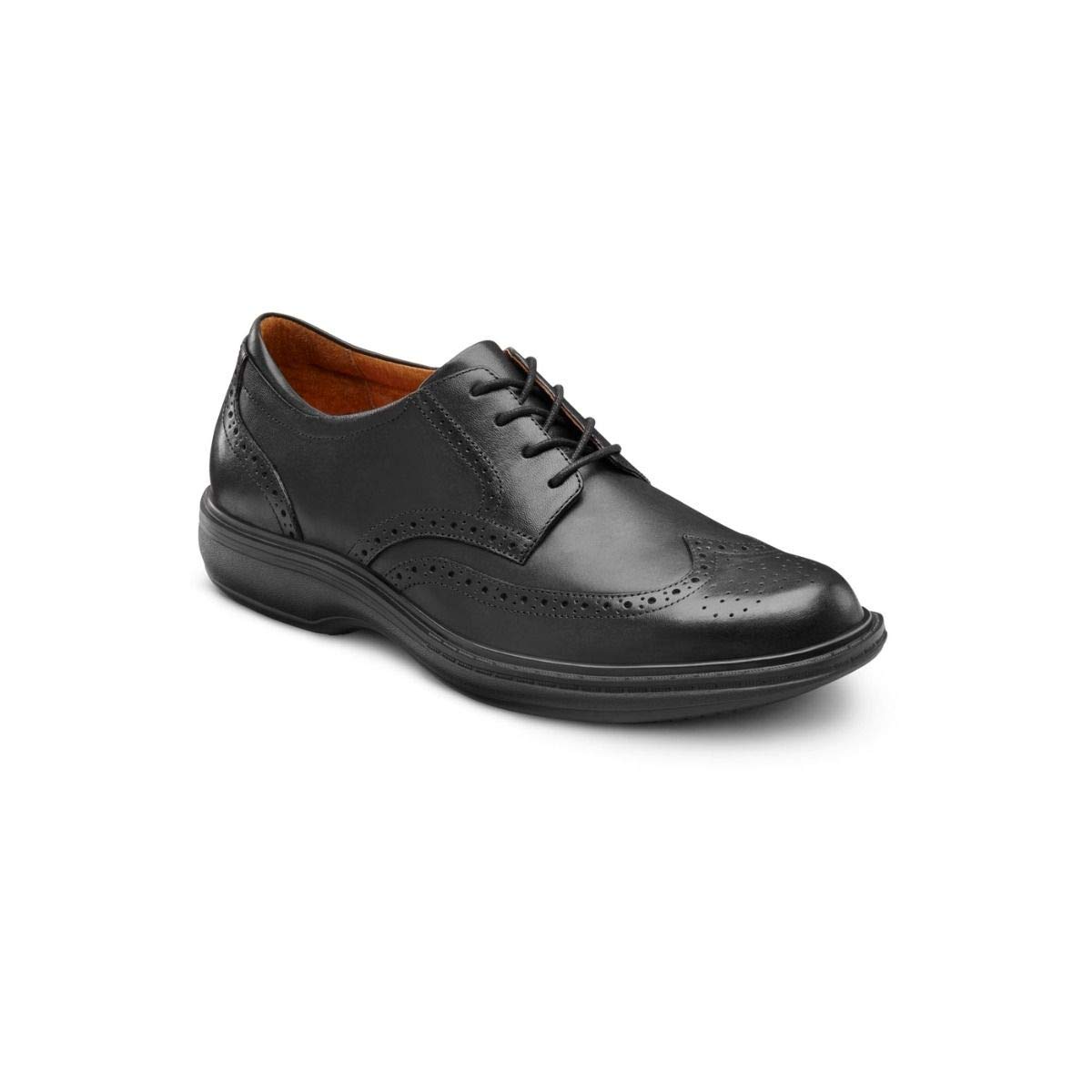 Dr. Comfort Wing Men's Therapeutic Diabetic Extra Depth Dress Shoe Leather Lace
