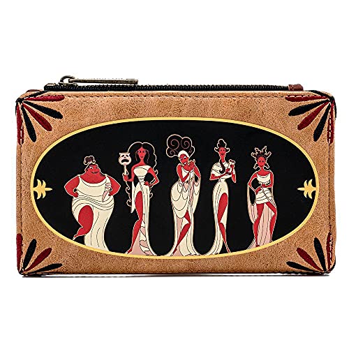 Loungefly Disney Hercules Muses Faux Leather Flap Wallet