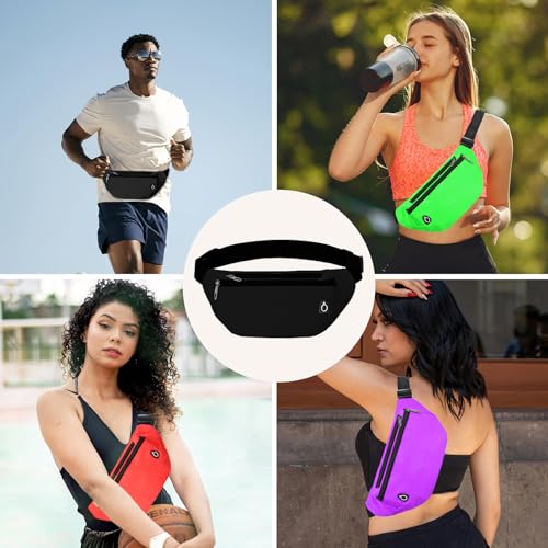 Image of Fanny Pack for Women Men,Crossbody Fanny Pack Water Resistant Sports Waist Bag Pack, Belt Bag for Travel Hiking Running