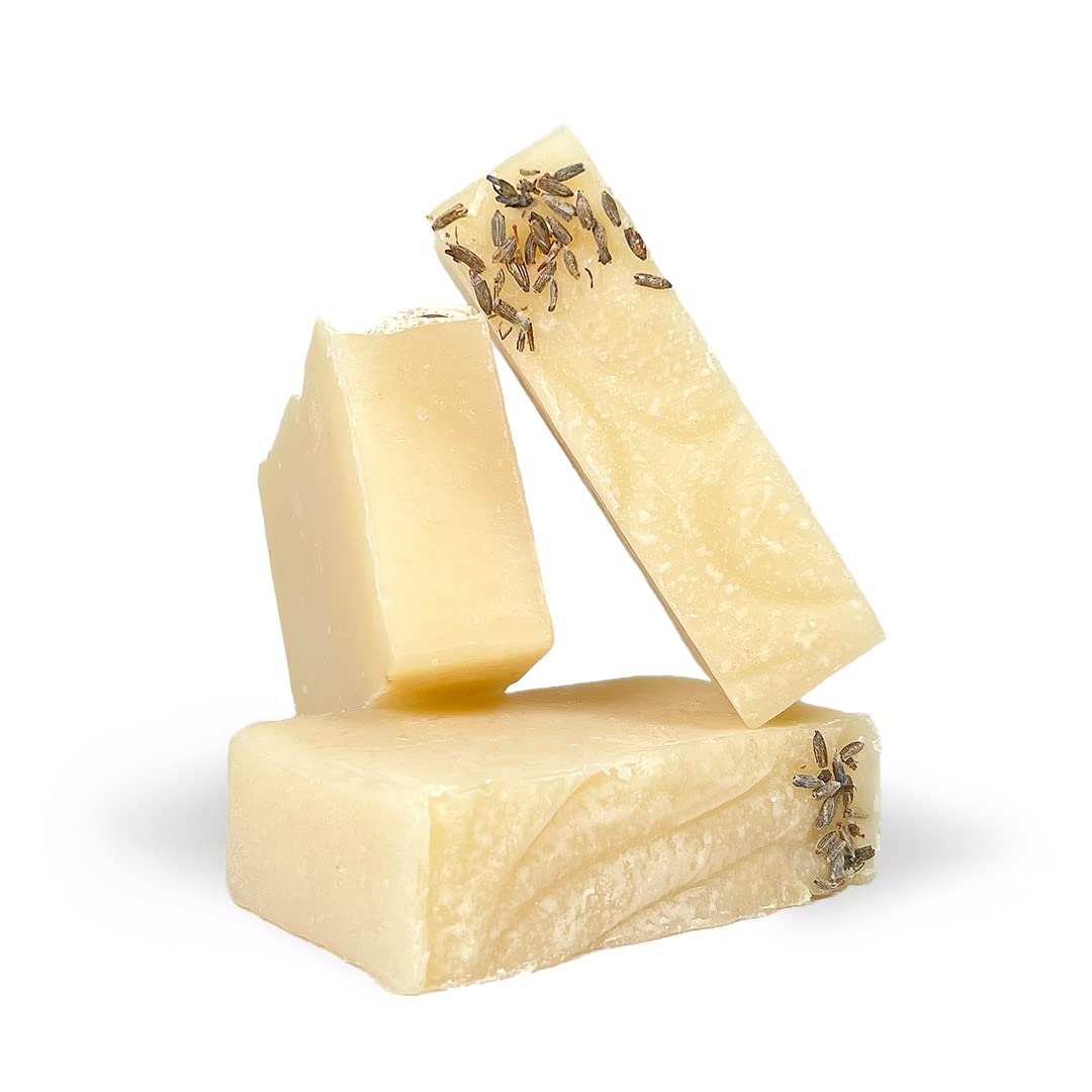 Herb’N Eden - South African Lavender Bar Soap - Moisturizing Face & Body Soap - For Normal, Combination, Mature Skin - Natural Plant-Based Ingredients & Essential Oils - Handmade in USA - 3 Pack