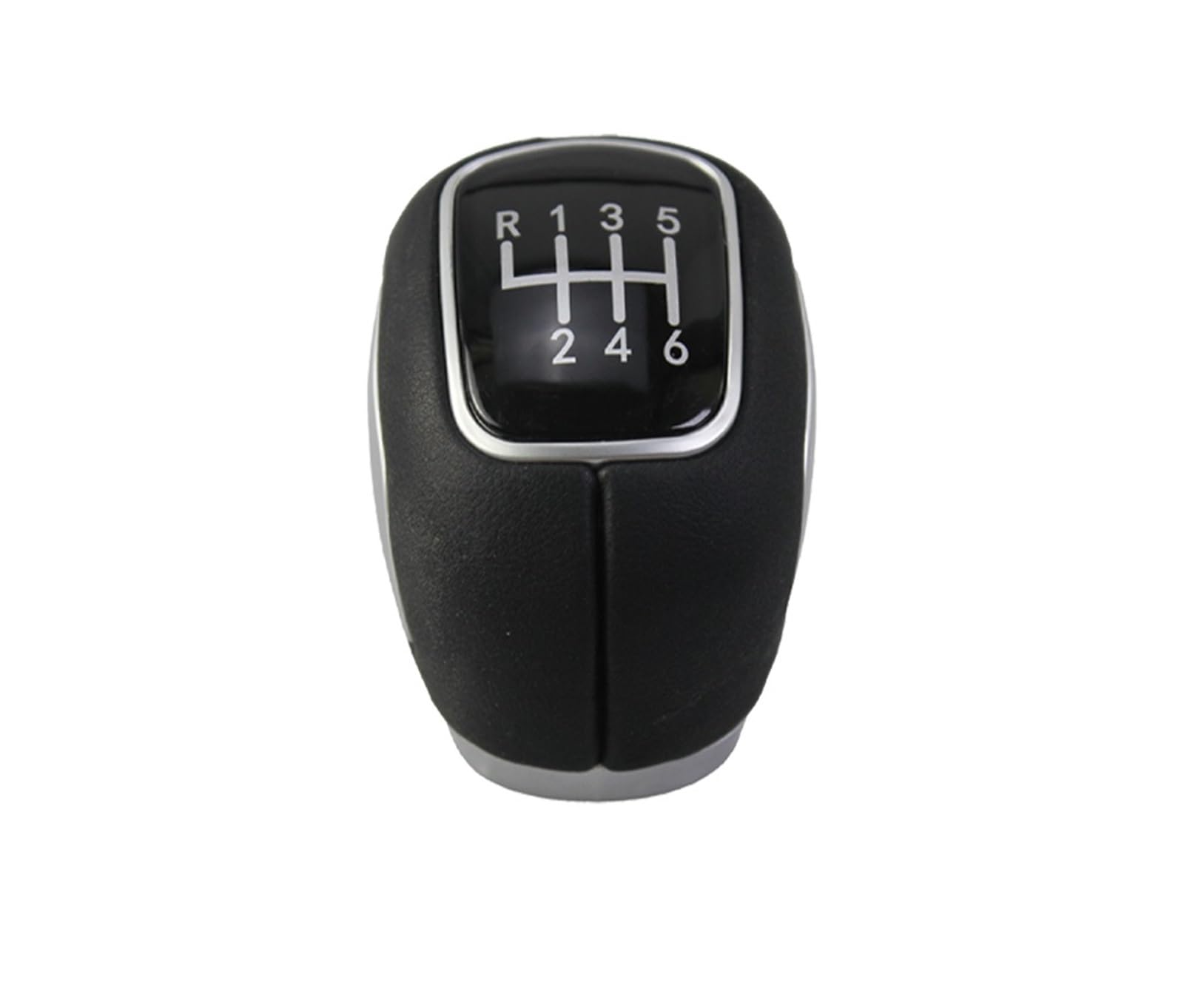 Ouvecr Black 6 Speed 12Mm Car Shift Gear Knob Handle For Chevrolet For Chevy For Cruze 2009-2015 Car 5/6 Speed Manual Gear Shift Knob Lever Headball Gear Shift Cover(Black 6 Speed 12Mm)