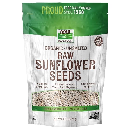 NOW Foods, Certified Organic Sunflower Seeds, Raw and Unsalted, Source