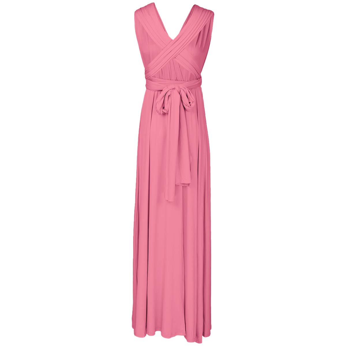 Langes Maxikleid für Damen, wandelbares Wickelkleid, schulterfrei, sexy, für Hochzeit, Brautjungfer, Abendkleid, bodenlang, für Abschlussball und Abendveranstaltungen