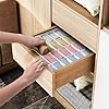 Amazon.com: Joyoldelf Sock Organizer Drawer Organizer - 2 Packs ...