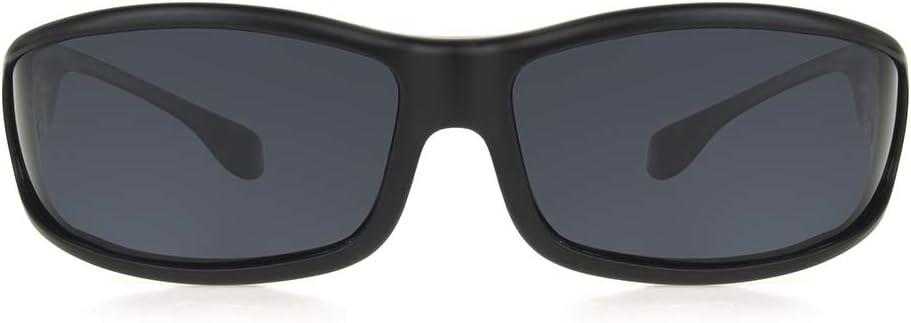 Dioptics Women's Solar Shield Zion Fits Over Sunglasses Polarized Panorama, Black/Grey, 57 mm - Image 2